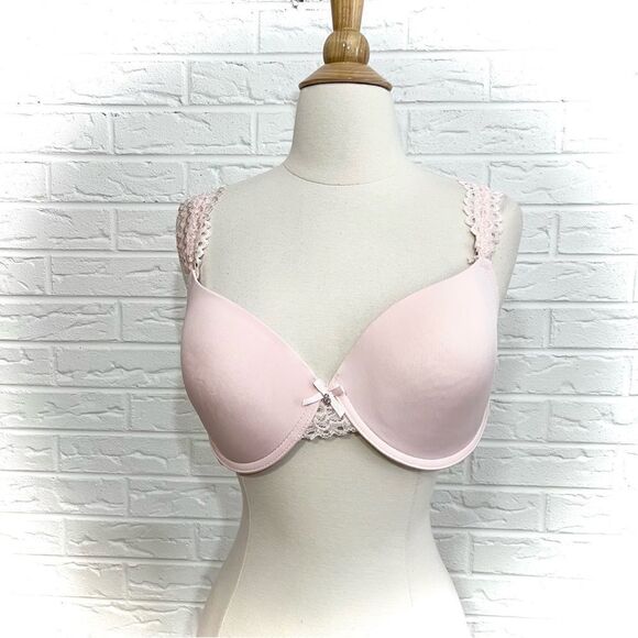 🚨4/$25 Nanette Lepore Pink Bra Size 36DD - Picture 1 of 4